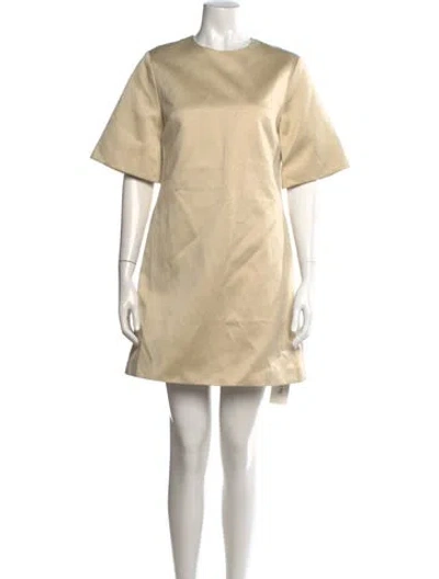 Pre-owned By Malene Birger Crew Neck Mini Dress
