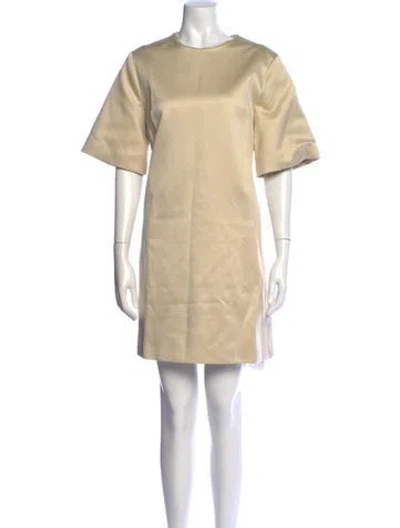 Pre-owned By Malene Birger Crew Neck Mini Dress