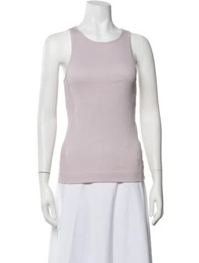 Pre-owned By Malene Birger Crew Neck Sleeveless Top W/ Tags In White