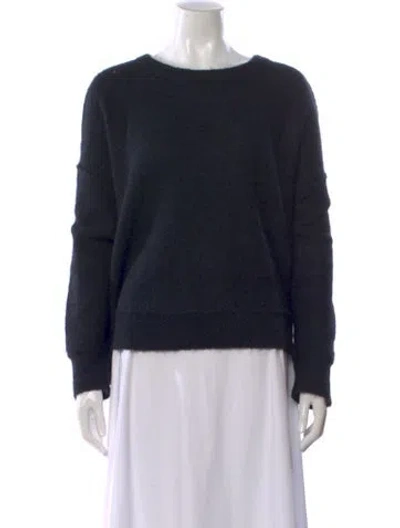 Pre-owned By Malene Birger Crew Neck Sweater In Black