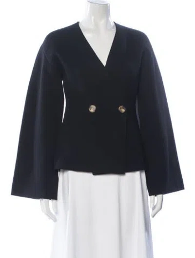 Pre-owned By Malene Birger Crew Neck Sweater In Black
