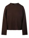 By Malene Birger Crew-neck Sweater In Brown