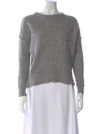 Pre-owned By Malene Birger Crew Neck Sweater In Gray