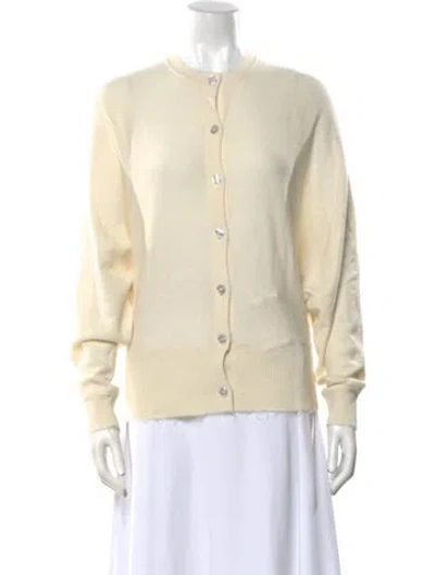 Pre-owned By Malene Birger Crew Neck Sweater In Neutral