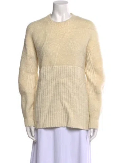 Pre-owned By Malene Birger Crew Neck Sweater In Neutral