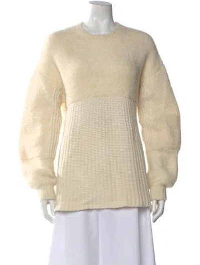 Pre-owned By Malene Birger Crew Neck Sweater In Neutral