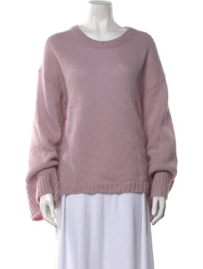 Pre-owned By Malene Birger Crew Neck Sweater In Purple