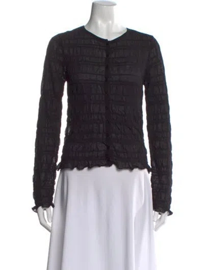Pre-owned By Malene Birger Crew Neck Sweater W/ Tags In Black