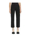 By Malene Birger Cropped-leg Jeans In Black