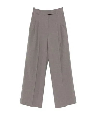 By Malene Birger Cymbaria High-waist Trousers In Gray