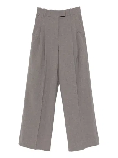 By Malene Birger Cymbaria High-waist Trousers In Gray