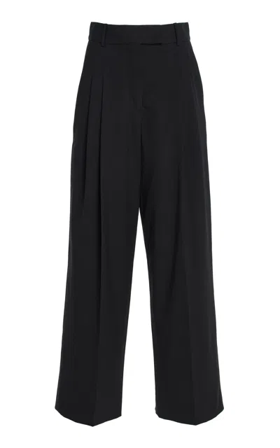 By Malene Birger Cymbaria Wide-leg Pants In Black