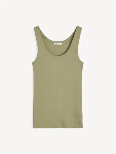 By Malene Birger Dali Organic Cotton Tank Top In Green