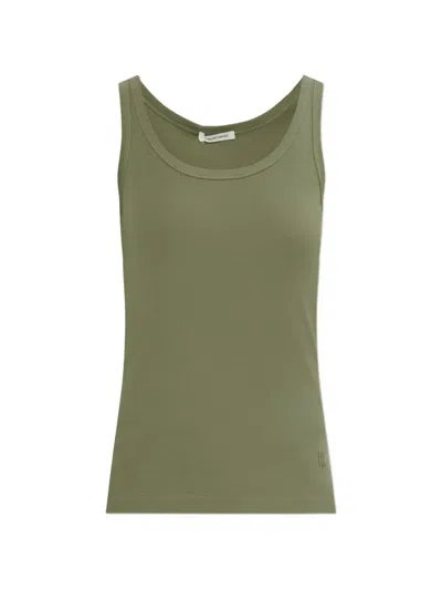 By Malene Birger Dali Organic Cotton Tank Top In Green