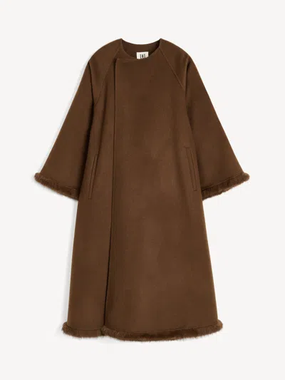 By Malene Birger Dalimas Wool Coat In Brown
