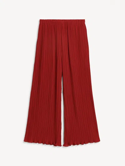 By Malene Birger Darja Pleated Trousers In Red