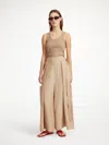 By Malene Birger Darlane Wide-leg Trousers In Nomad