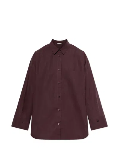 By Malene Birger Derris Chest-pocket Shirt In Animal Print