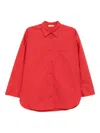 By Malene Birger Derris Cotton Shirt In Red