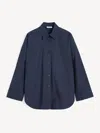 By Malene Birger Derris Organic Cotton Shirt In Black