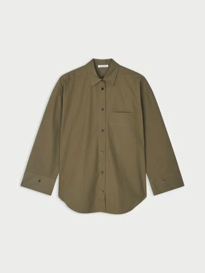 By Malene Birger Derris Organic Cotton Shirt In Hunt