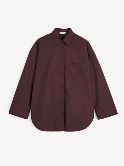 By Malene Birger Derris Organic Cotton Shirt In Purple