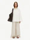 By Malene Birger Derris T-shirt Aus Biobaumwolle In Whisper White