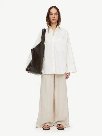 By Malene Birger Derris T-shirt Aus Biobaumwolle In Whisper White