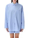 Shop By Malene Birger Derris Organic Cotton Striped Shirt