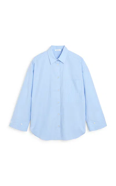 By Malene Birger Derris Oversized Organic Cotton Shirt In Stripe