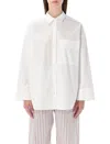 By Malene Birger Derris Oversized Shirt In White