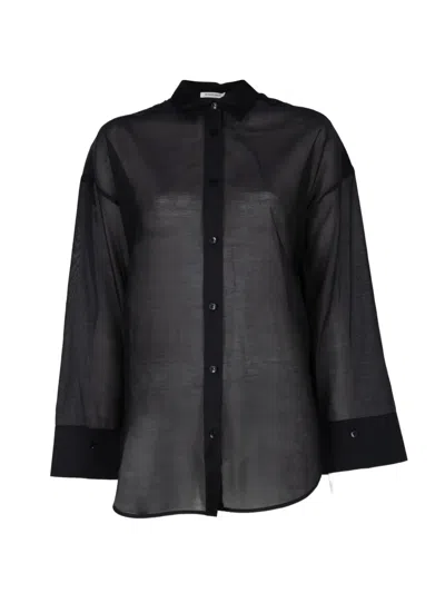 By Malene Birger Derris Shirt In Black