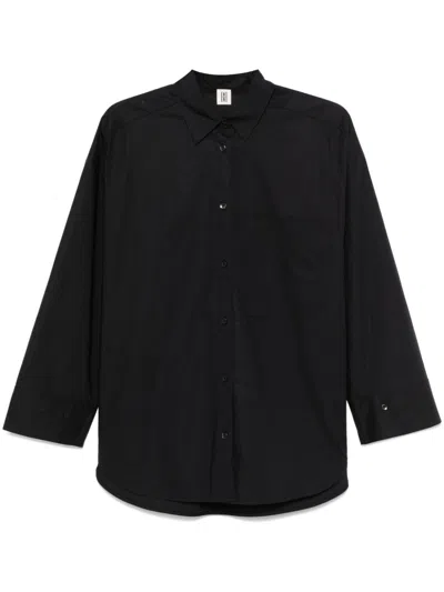 By Malene Birger Black Derris Shirt In 050 Black