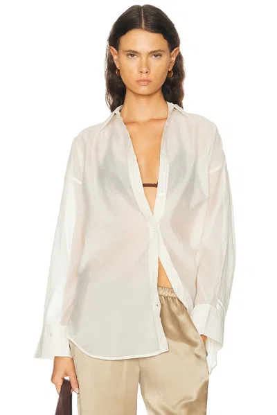 By Malene Birger Derris Soft Organza Blouse Soft White