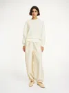 By Malene Birger Doas Wool Sweater In Soft White