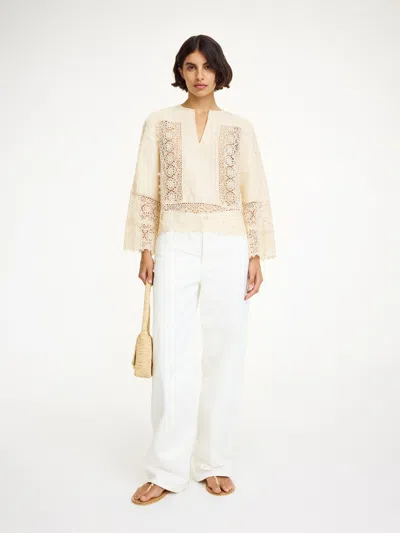 By Malene Birger Donna Blouse In Soft White