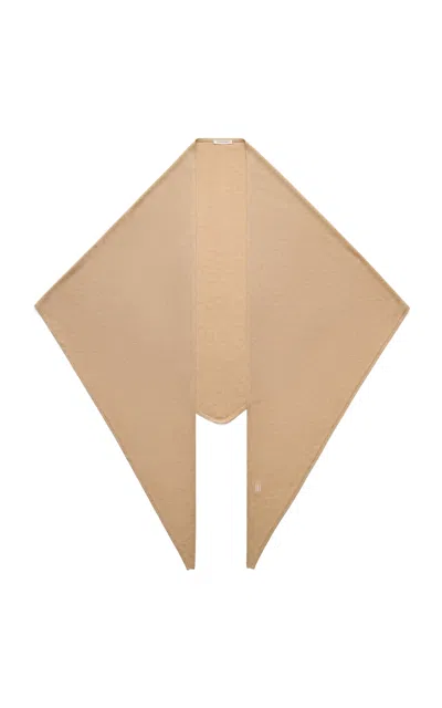 By Malene Birger Dorothea Wool-blend Shawl In Brown