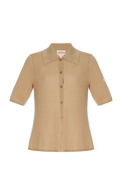 By Malene Birger Dotta Knit Cardigan In Brown