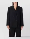 By Malene Birger Ramona Oversized Double-breasted Blazer In Black
