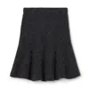 By Malene Birger Dox Skirt In Grey Melange