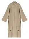 By Malene Birger Draped Open-front Coat