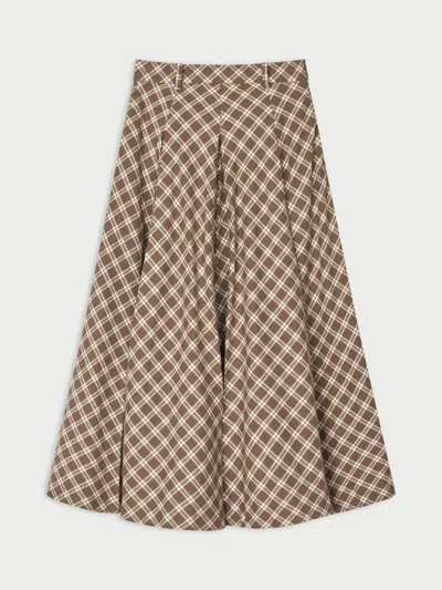 By Malene Birger Eden Organic Cotton Maxi Skirt In Fosil