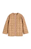 By Malene Birger Edith Quilted Jacket In Brown