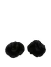 By Malene Birger Elbie Faux-fur Wrist Cuffs In Black