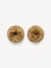 By Malene Birger Elbie Wrist Cuffs In Tannin
