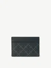 By Malene Birger Elia Printed Cardholder In Charcoal