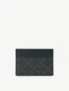 By Malene Birger Elia Printed Cardholder In Dark Chokolate