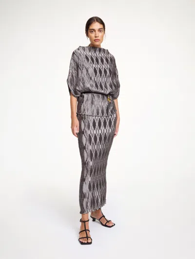 By Malene Birger Elisas Maxi Skirt In Steeple Gray