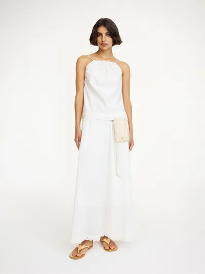By Malene Birger Pheobes Organic Cotton Skirt In Soft White