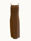 By Malene Birger Ellionore Midi Dress In Light Brown In Brown